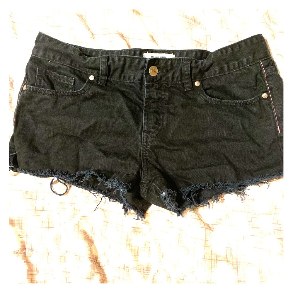 Pink Black Shorts